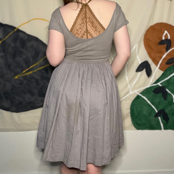 FC Jeans Gray Vintage Inspired Bicycle Midi Dress - Picture 2 of 4